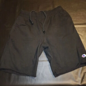 Vintage Champion Mens Black Reverse‎ Weave Shorts Medium